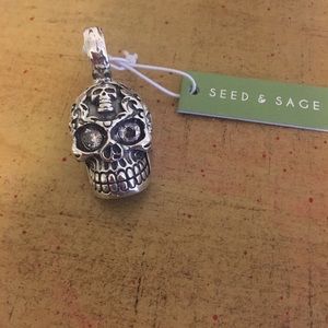 COPY - Seed & Sage Hollow Skull Pendent